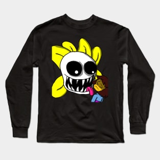 Creepy Flowey Long Sleeve T-Shirt